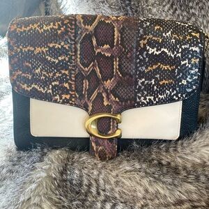Coach Snakeskin Tabby